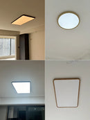 Axyaa Modern LED Chandelier - Dimmable Lighting for Living, Bedroom, Study Room