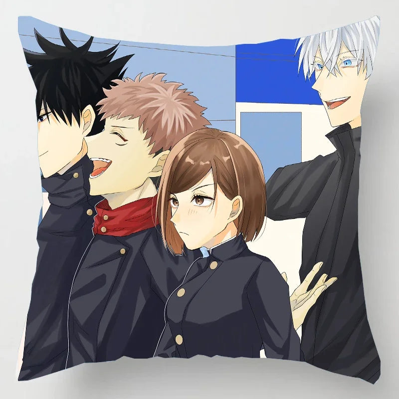 Jujutsu Kaisen Itadori Yuji & Gojo Satoru Pillowcases by Axyaa - Home Decor & Sofa Essential