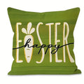 Axyaa Bunny Print Pillow Cover for Easter Home Decor
