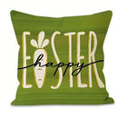 Axyaa Bunny Print Pillow Cover for Easter Home Decor