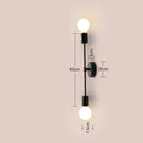 Axyaa Iron Industrial Retro Loft LED Wall Light for Bedroom Hallway Stairs
