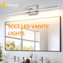 Axyaa LED Bathroom Vanity Light Fixture | Dimmable 5CCT 180° Rotatable Mirror Bar Decor