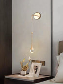 Axya Crystal LED Wall Lamp: Modern & Simple Living Room, Corridor, Bedside Light