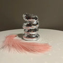Axyaa Disco Ball Vase Flower Planter Sculpture Table Decor Unique Housewarming Gift