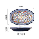 Axyaa Retro Ceramic Double Ear Large Soup Bowl Tableware