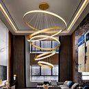 Axyaa Crystal Chandelier Stair Pendant Light Modern Home Decor Living Room Interior Lighting