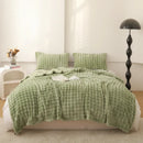 Axyaa Solid Color Rabbit Plush Blanket | Thick Flannel Sofa Office Blanket