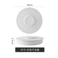 Axyaa Sashimi Plate - Japanese Solid Color Ceramic Plate for Hotel and Home