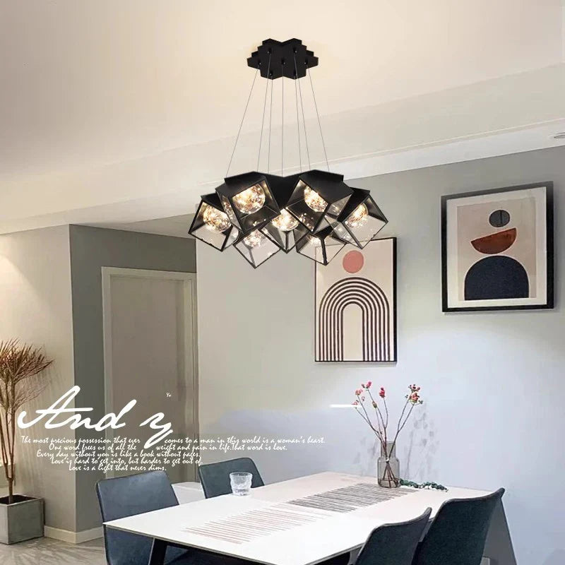 Axyaa Modern LED Pendant Light Chandeliers for Living Room and Dining Room