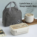 Axyaa Portable Tableware Set Bento Box Cutlery Picnic Food Containers Dinnerware