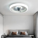Axyaa Gold LED Ceiling Fan with Invisible Blades and Remote Control