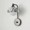 Axyaa Alabaster Stone Wall Lamp - Luxury Nordic LED Fixture for Elegant Living Spaces