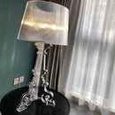 Axyaa Baroque Ghosting Acrylic Desk Lamp for Bedroom Study Room Decor
