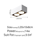Axyaa 28W Angle Adjustable LED Ceiling Spot Light Surface Mount GX5.3 LED Lamp