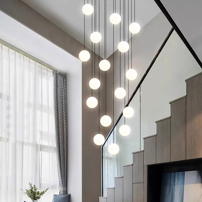 Axyaa Modern Bedroom LED Chandelier Indoor Lighting Pendant Lights