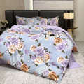 Axyaa Cotton Flower 4-Piece Bedding Set - Thickened & Large Printing