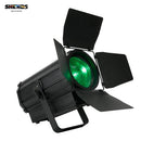Axyaa LED 250W RGBW/WCW Focus Spot Par Lights with Barndoors for DJ Disco Concert