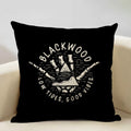Axyaa Skull Head Pillow Cover Black Cartoon Design 45x45cm