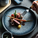Axyaa Ceramic Steak and Vegetable Plate Set for High-end Dining Experience