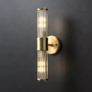 Axyaa Nordic Crystal Brass LED Wall Lamp - Modern Luxury Room Lighting