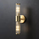 Axyaa Nordic Luxury Crystal LED Brass Wall Lamp for Modern Room Decoration