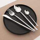 Axyaa 32Pcs Stainless Steel Cutlery Set Silverware Flatware Dinnerware Kit