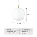 White Glass Pendant Lights by Axyaa: Minimalist Nordic Chandeliers for Home Decor.