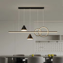 Axyaa Luxe Modern Chandelier for Dining Room, Bar & Kitchen Island