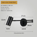 Axyaa Adjustable Swing Arm LED Wall Lamp for Home Bedside Lighting