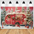 Axyaa Christmas Party Decoration Background Cloth Car & Tree Hanging Cloth