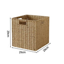 Axyaa Wicker Storage Basket for Picnics, Toys, and Clothes