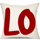 Axyaa Sweetheart Love Hug Pillowcase 45X45cm Home Sofa Décor Cover