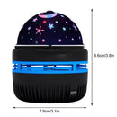 Starry Sky Projector Lamp by Axyaa: Colorful Night Light Magic Ball Rotation