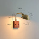 Axyaa Copper LED Wall Light with Pull Chain Switch, Nordic Modern Design