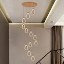 Axyaa Modern LED Pendant Light Chandeliers for Living Room Dining Room Indoor Lighting