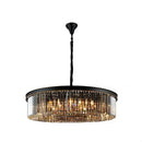 Axyaa Nordic Luxury LED Chandelier Ceiling Pendant Lights Amber Crystal Fixture