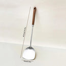 Axyaa Stainless Steel Wood Handle Turner Ladle Spatula Kitchen Utensils