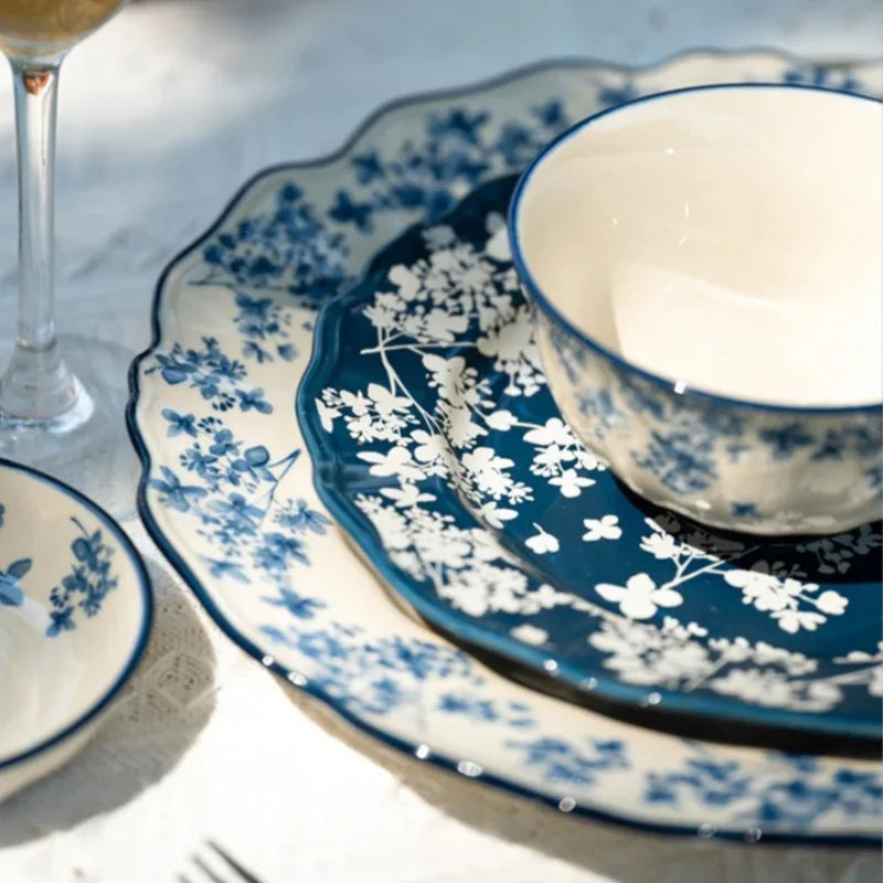 Axyaa Ceramic Tableware Set for Parties and Daily Meals