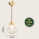 Axyaa Diamond Glass LED Pendant Lamp - Modern Nordic Hanging Lights