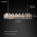 Axyaa Vintage Crystal Chandelier - Postmodern Luxury Dining Area Lighting
