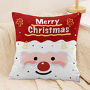 Axyaa Christmas Red Joyful Pillow for Bedroom & Living Room Decor