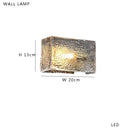 Axyaa Brass Glass Table Lamp for Elegant Home Decor and Lighting