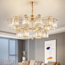 Luxury Atmosphere Crystal Chandelier for Living Dining Bedroom Villa Room Decor by Axyaa