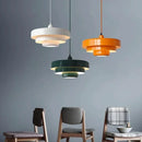 Axya Nordic LED Triple Pendant Light White/Green/Orange for Living & Dining Room Decor