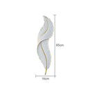Luxury Feather Wall Lamp by Axyaa: Illuminated Living Room Decoration for Elegant Ambiance
