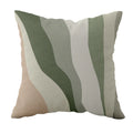 Axyaa Striped Daisy Abstract Art Pillowcase - Home Decor Square Cushion Cover