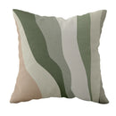 Axyaa Striped Daisy Abstract Art Pillowcase - Home Decor Square Cushion Cover