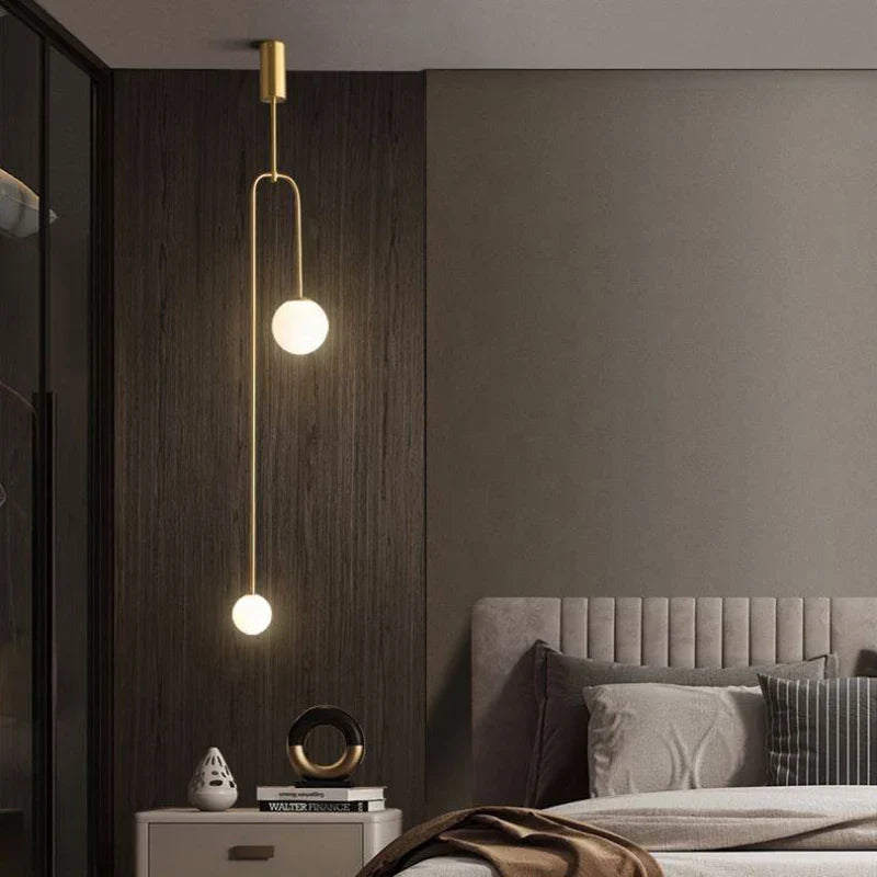 Axyaa Luxury Glass Ball Chandelier for Home, Hotel & Bar