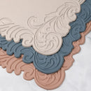 Axyaa Faux Leather Placemats Set for Home Kitchen Cafe Bar Indoor Outdoor