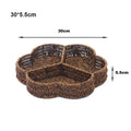 Axyaa Rattan Wicker Serving Baskets - 10 Styles for Restaurant Tabletop Display
